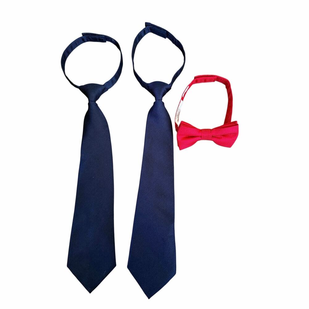Gymboree Boys' Blue & Red Tie & Bow Tie Bundle